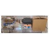 Office supplies on one shelf. Shelf NOT included.