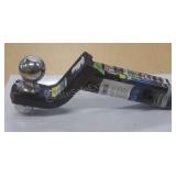 Xmount trailer hitch with 3ï¿½in drop and 2in ball.