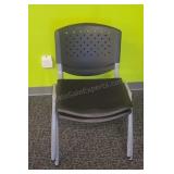 Flash Furniture stackable chairs. Set of 2.
