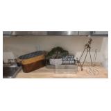 Contents of break room counter.