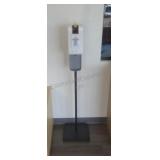 Purell hand sanitizing stand.