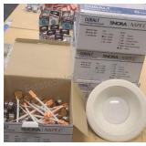 Nora Cobalt 6in recessed LED retrofit light kits.