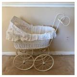 Wicker Stroller Buggy