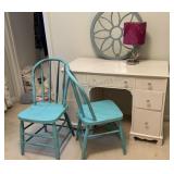 Desk Mirror & Lamp, 20x42x30