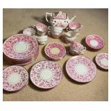 Pink Luster (Allertons) Dish Set