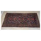 Antique Hand Knotted Rug 48x95