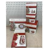 Flitz & Floyd trays, Shakers,Basket & Box