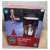LED Animated Lamp Post