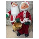30 inch Annalee Mr. & Mrs. Claus