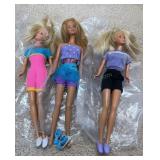 Group of 3 Barbies