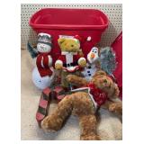 Tote of Christmas Plush & More