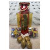 Lenox Ornaments, Plastic Fruit & 12 inch Tree