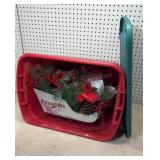 Tote With Christmas Sleighs