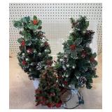 Tote W/ 2 -20 Inch Christmas Trees