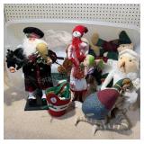 Tote of Bagpipe Santa Snowmen & More