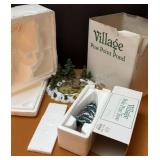 Dept 56 Pine Point Pond & Pole Tree