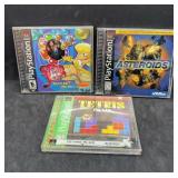 PS1 Spin Jam, Asteroids & Tetris Plus