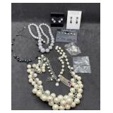 Necklaces & CZ Earrings