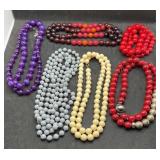 Long Beaded Necklaces 1 Signed Joelian