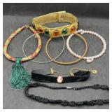 Group of 7 Chocker Necklaces