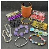 14 Bracelets Some Signed