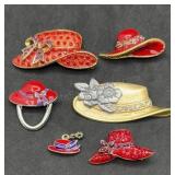 Hat Brooches & Charm