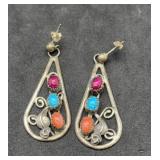 Signed BB Sterling Earrings