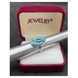 Turquoise Size 5.5 Ring Not Marked
