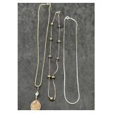 3 Sterling Necklaces