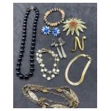 9 Piece Mixed Jewelry Lot Some Signed
