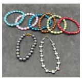 Faux Pear Bracelets