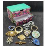 Group of. Brooches
