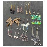 10 Pair Dangle Earrings