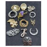 Group of 12 Brooches