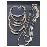 2 Large Statement Necklaces