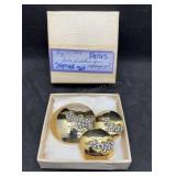 Pallas Signed Brooch & Earring Set