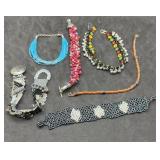 Group of Beaded Bracelets