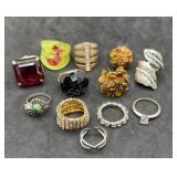 Mixed Lot 10 Fashion Rings