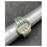 Sterling Marked 98AR Size 5 Ring