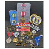 Military Pins, Metals & Patches