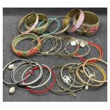 Group of 30 Bangle Bracelets