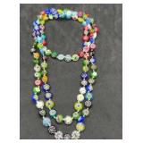 Murano Millefiori Beaded Necklace