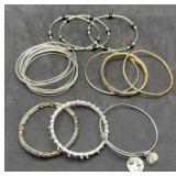 Group of Bangle Bracelets