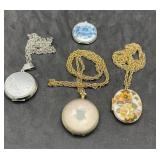 4 Vintage Lockets