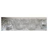 Glass Punch Mugs w Ladles - 2 styles