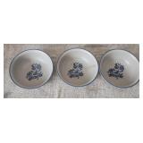 Pfaltzgraff Yorktowne 3 Cereal Bowls