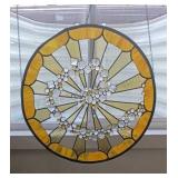 Stained Glass "Starburst Circle" Hanging