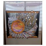 Stained Glass "Art Deco" Hanging