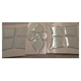 Beveled Glass Sets - 3 Full 1 incomplete