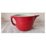 Vintage Hall Sundial Red Batter Pitcher